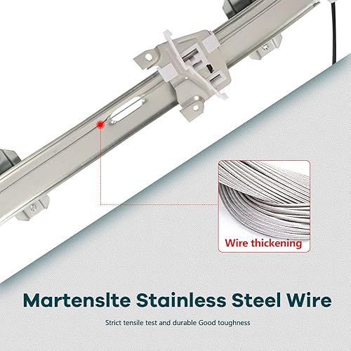 Miniatura 7 de FINDAUTO Elevalunas eléctrico con motor delantero izquierdo lado del conductor se adapta a 1999-2005 para Suzuki Grand Vitara 2002-2006 para Suzuki