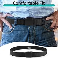 2 Cinture Portasoldi Nascoste - Marsupio Antifurto In Nylon, Tasca Segreta, Regolabile, Nero