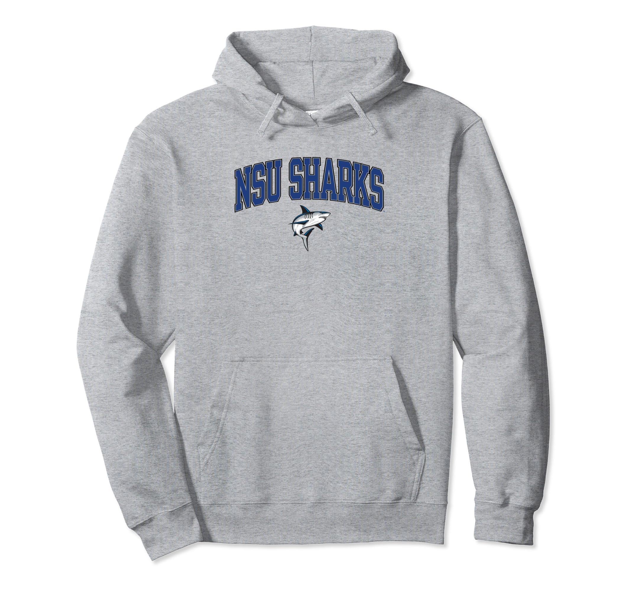 Nova Southeastern Sharks Arch Over Officially Licensed Pullover Hoodie