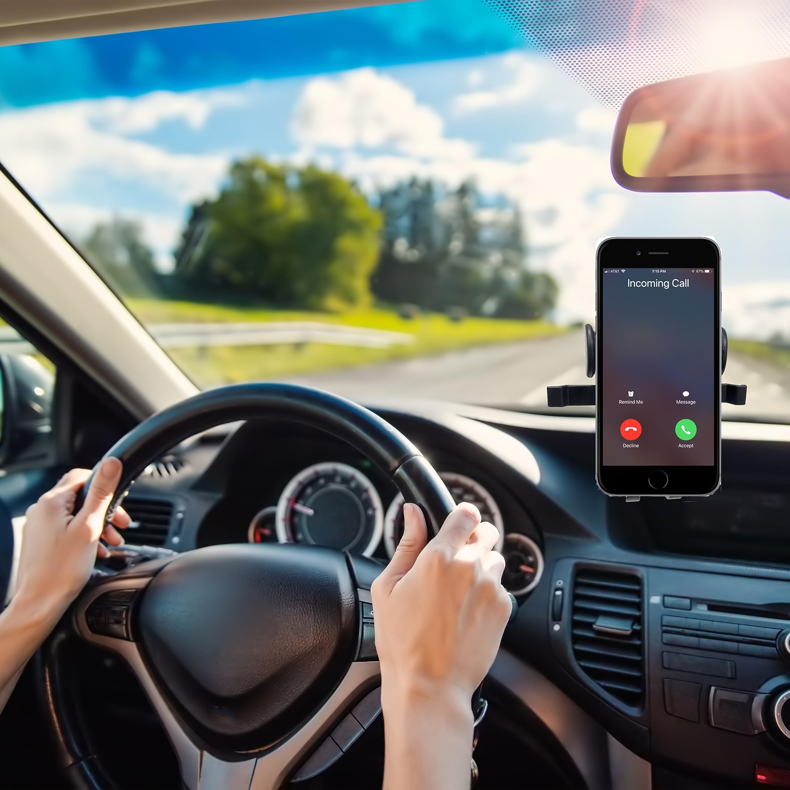 Retoo Samochodowy uchwyt na telefon komórkowy, przyssawka do deski rozdzielczej, biurka, uniwersalny uchwyt samochodowy na telefon, kompatybilny ze wszystkimi smartfonami