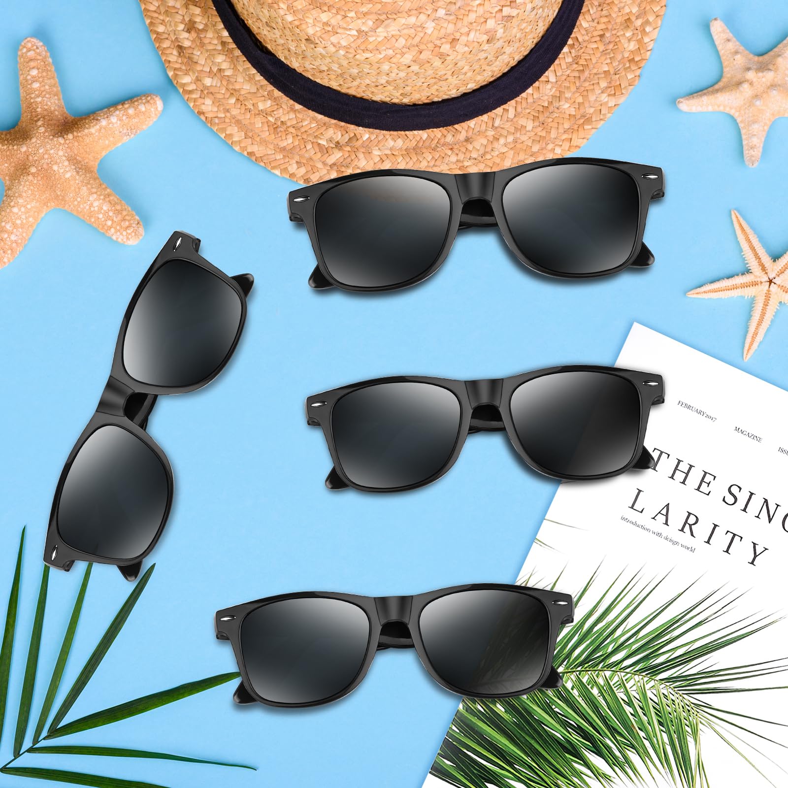 NEBURORA Gafas de sol a granel para fiesta de verano en la playa