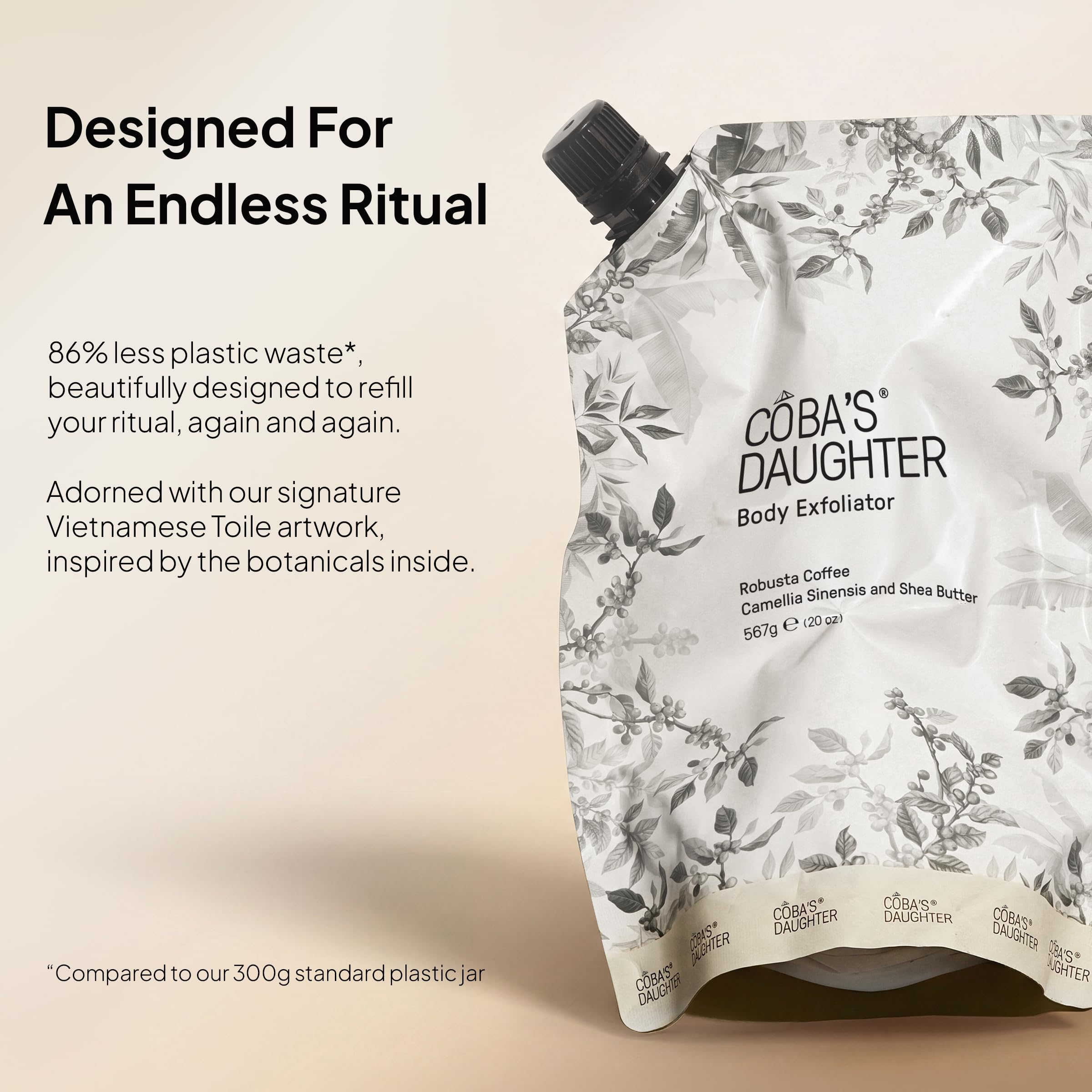 COBA'S DAUGHTER Vietnamese Robusta Coffee Scrub with Shea Butter