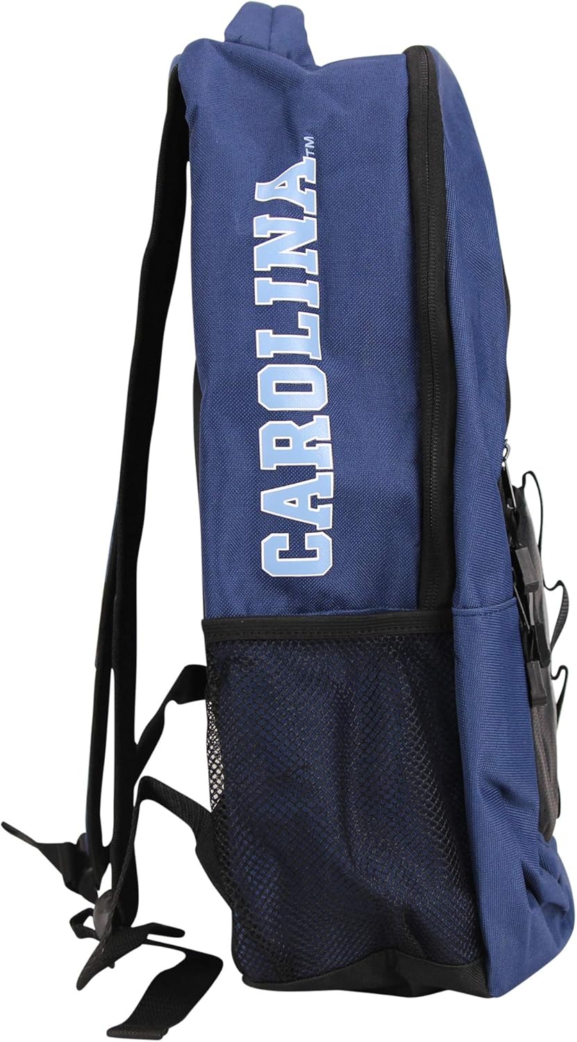 NCAA Padded Utility Laptop Backpack and Cinch Bag Set, Bookbag & Back Sack Combo (North Carolina Tar Heels) : Sports & Outdoors