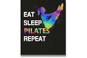 Pilates Poster Unframed Print, Pilates Lover's Delight