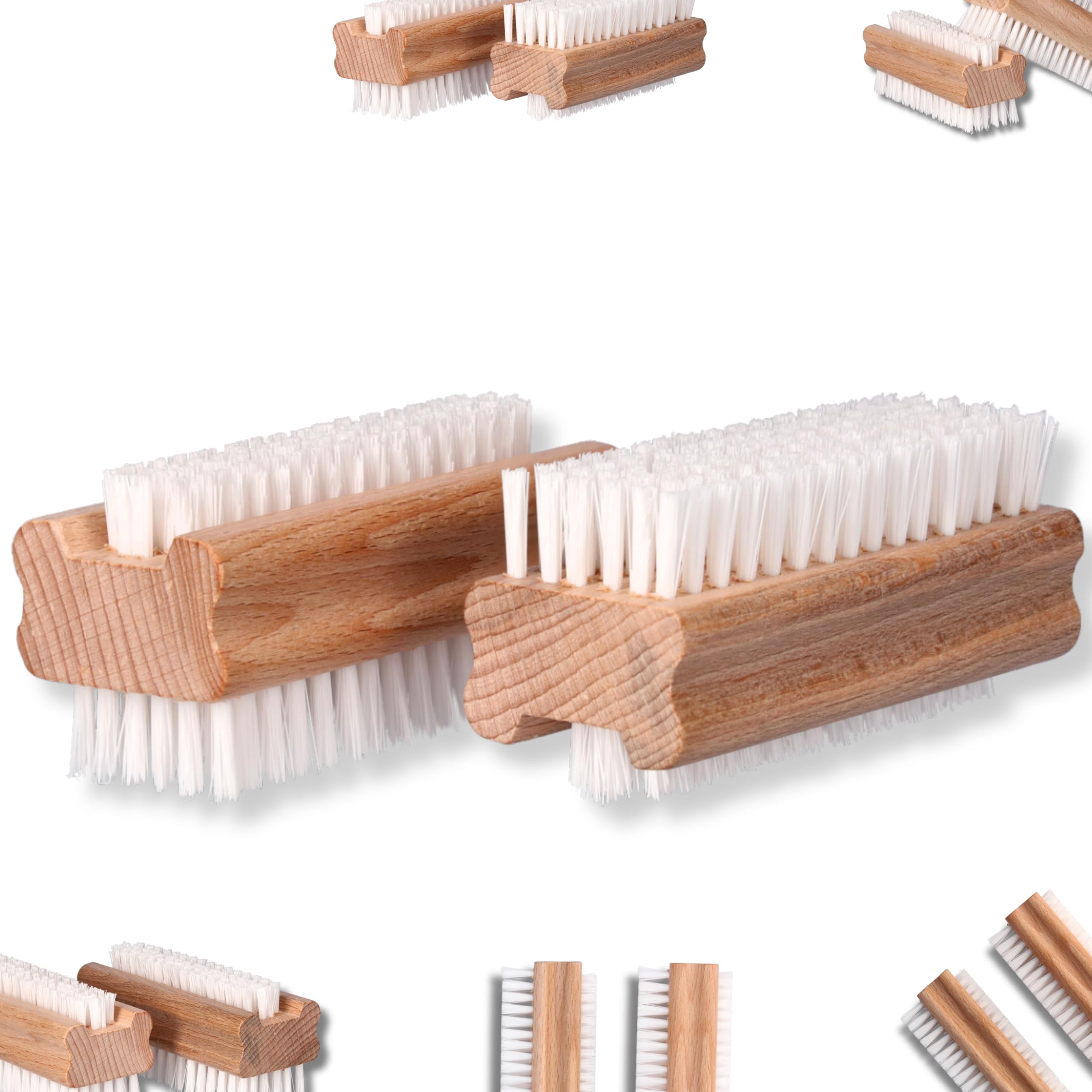 Lot De 2 Brosses à Ongles Manucure/pédicure - Manuel - Neuf