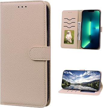 bojioderf Compatible with Xiaomi Poco F4 GT 5G Case,Compatible with Redmi K50 Gaming 5G / K50 Gamin g Edition 5G / K50G 5G Card Holder Magnetic Buckle Flip Stand Cover MS