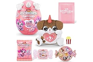 Puppycorn Brown Dalmatian Scent Surprise - Surprise Unboxing Soft Toy, Scented Puppy...