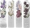 Metal Bookmarks Set of 4 Silver Flower Page Markers Gift Idea for Book Lovers Teachers and Students