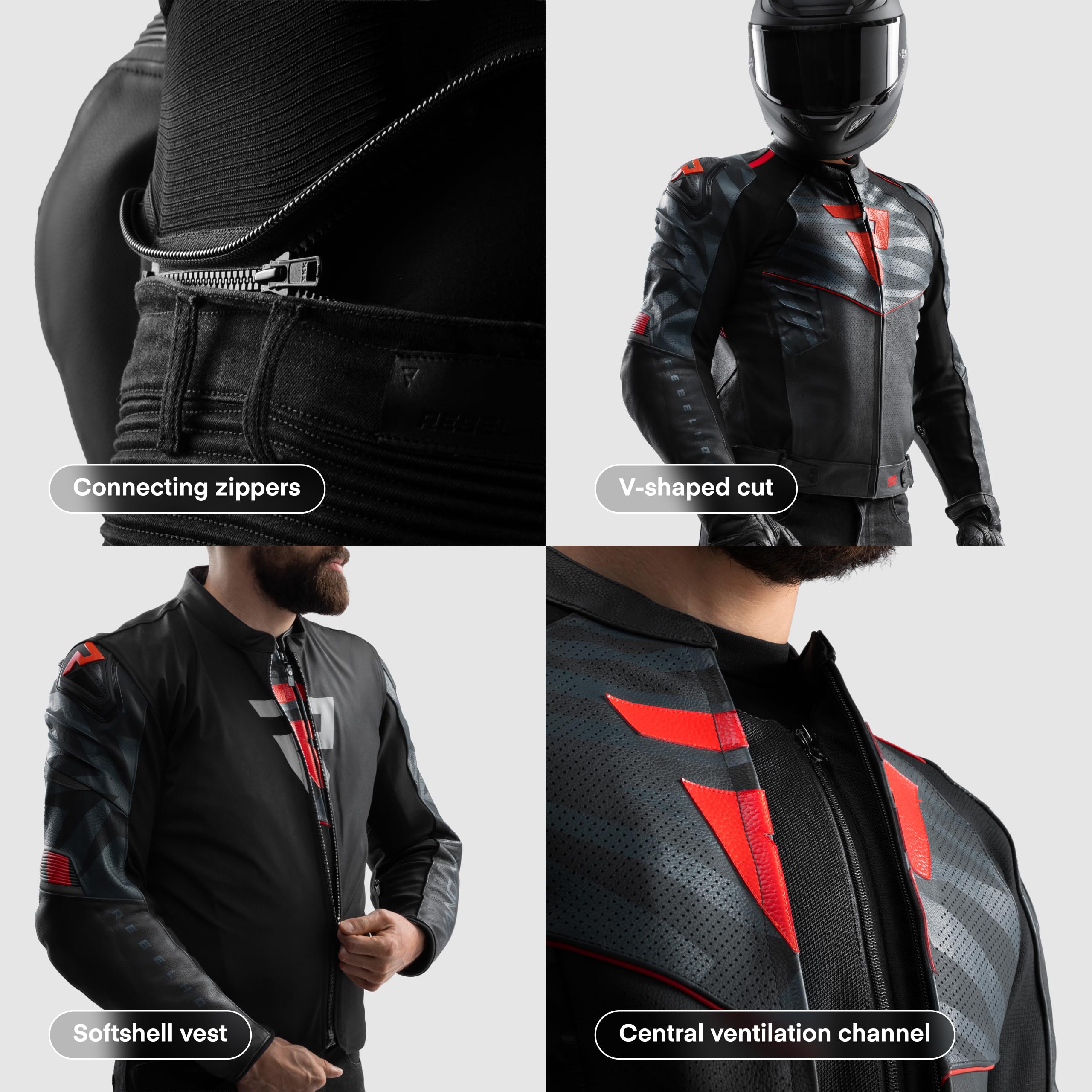 REBELHORN Vandal 2 Motorradjacke Herren