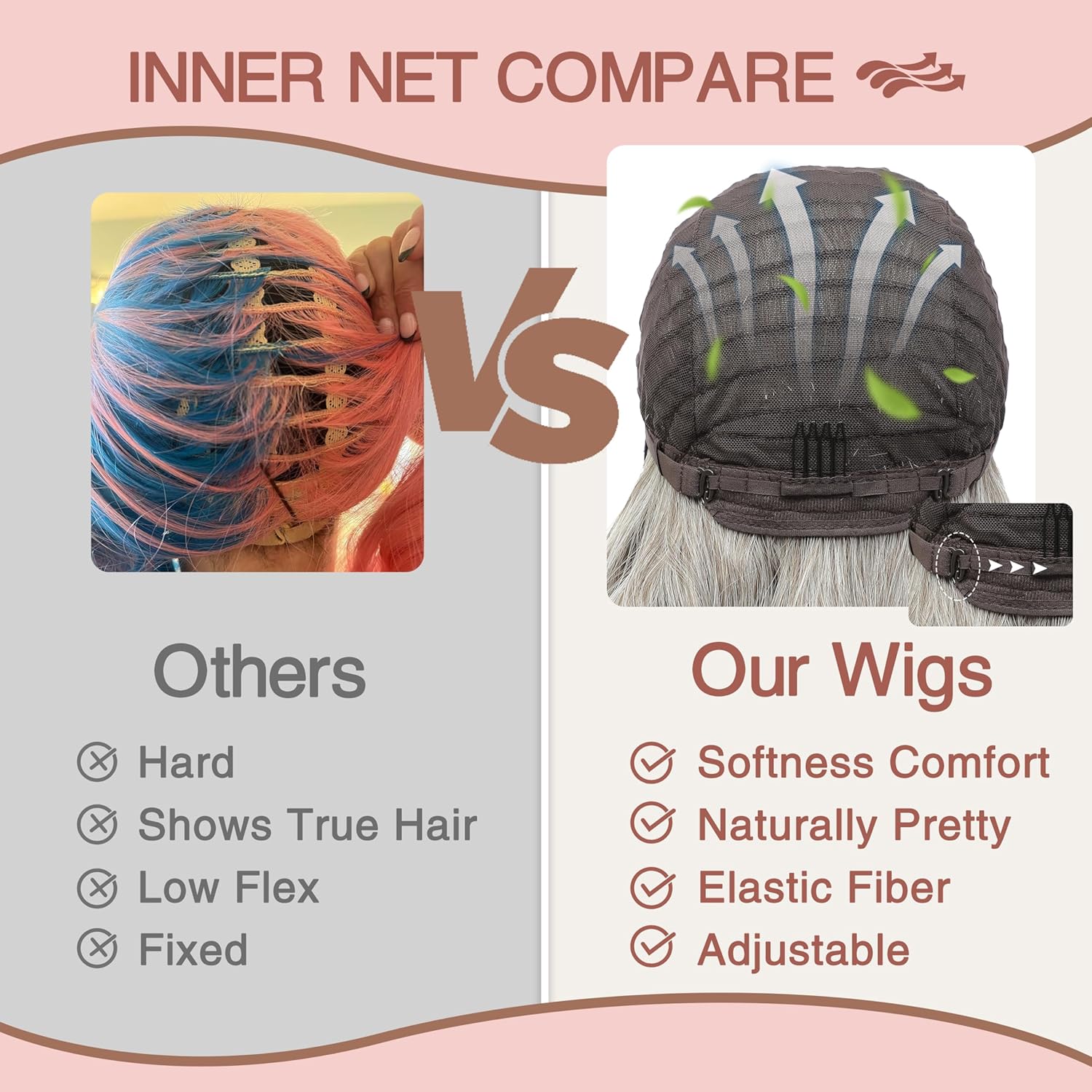 Black Sandy Blonde Wig 18 Inch Medium Length Wigs for Women Middle Part Synthetic Hair Wavy Wig with Upgraded Strands,Natural Hair Wigs for Daily Party/Halloween Use 18Inch,Sandy Blonde