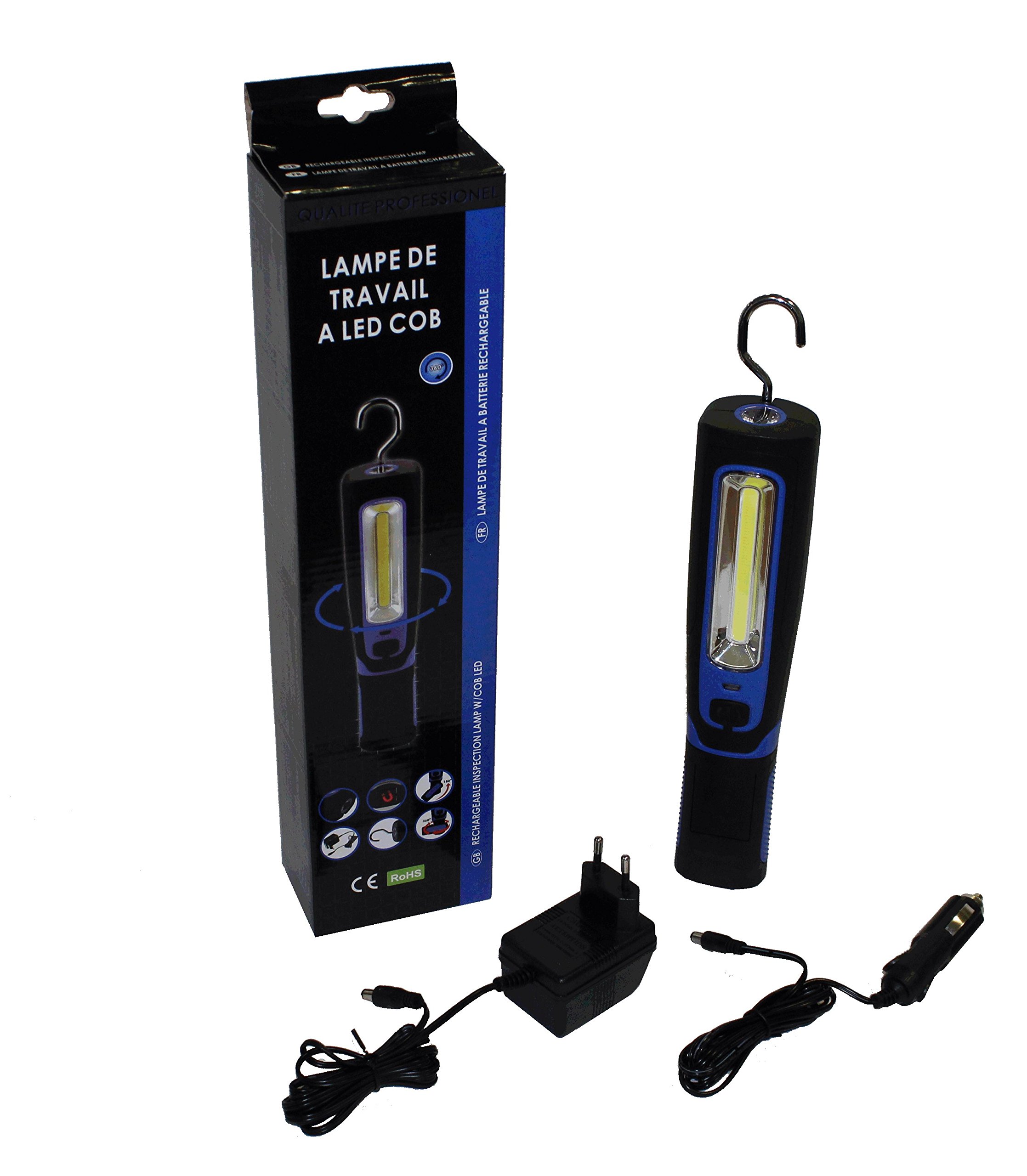 Lampe de Travail Orientable à 360° et Magnétique équipé avec la technologie LED COB