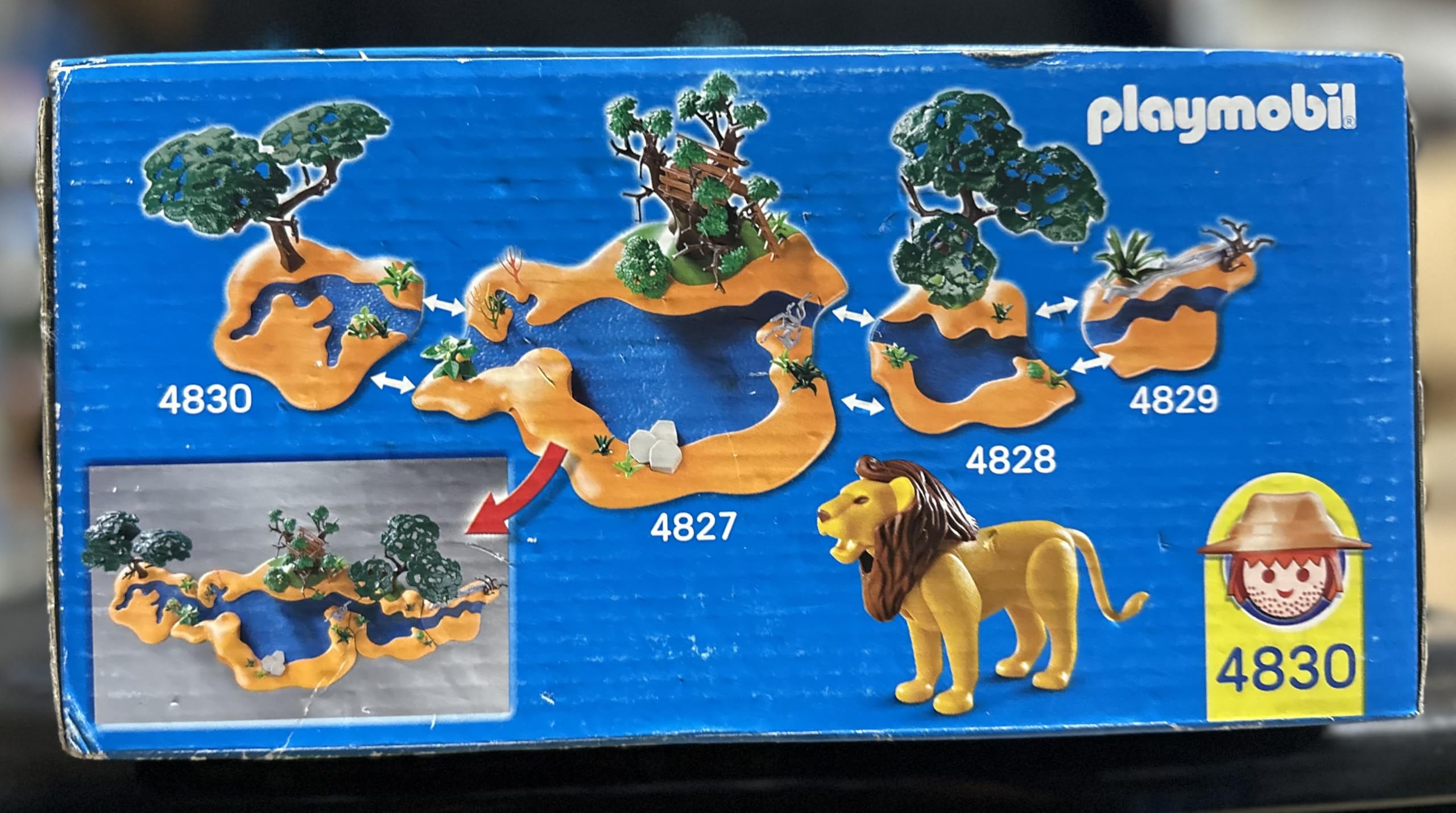 Playmobil Africa 4830 Leone con Scimmia
