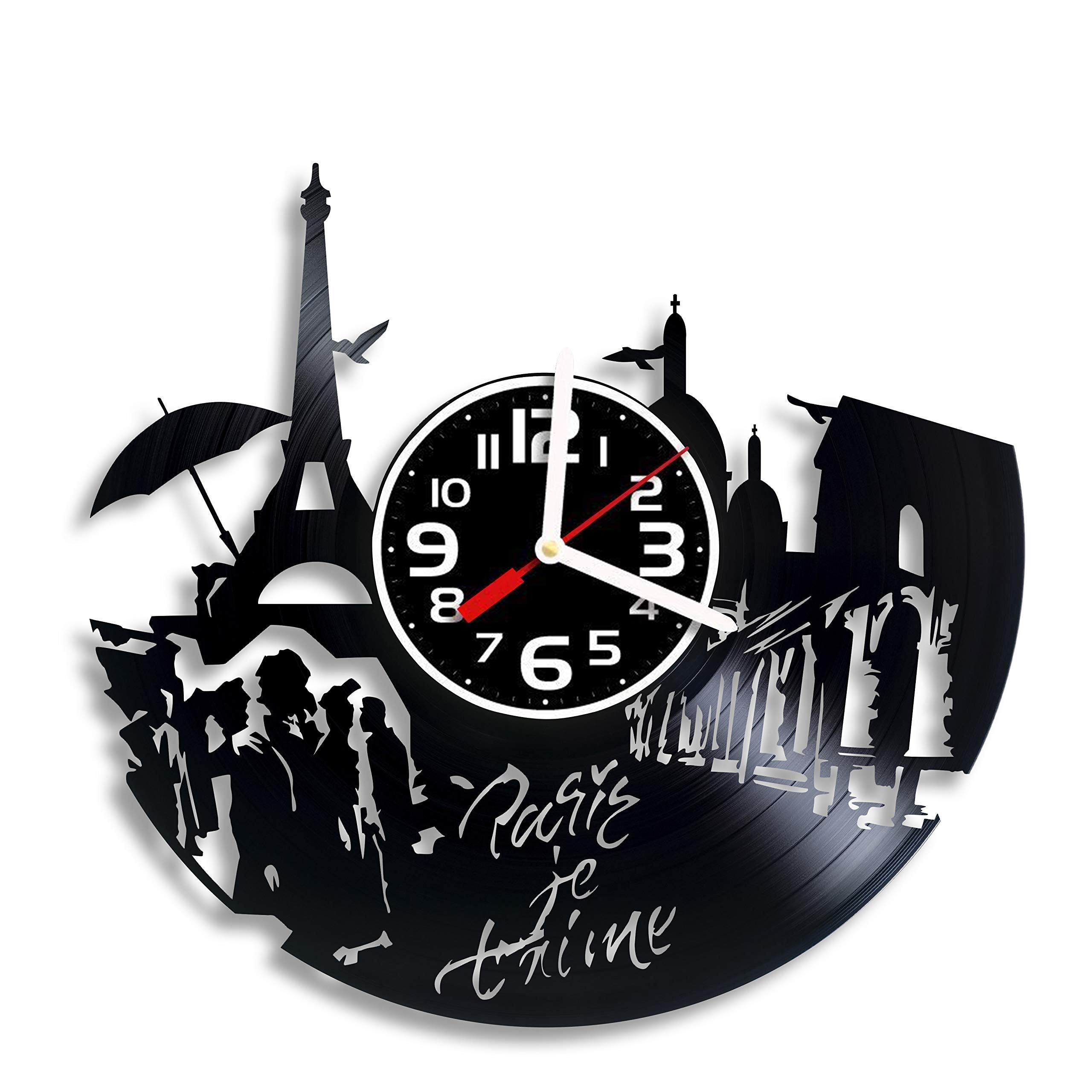 Amazon.com: ¡Es hora de París! Hermoso reloj de pared  display picture 3