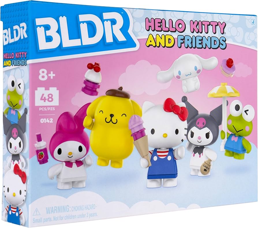 Hello Kitty キャラクターグッズセット Amazon.com: BLDR Hello Kitty and Friends Minifigures 6-Pack
