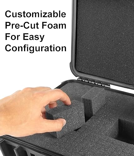 Miniatura 6 de CASEMATIX Funda de monedas graduada compatible con más de 40 losas de monedas PCGS o NGC, caja de almacenamiento de monedas impermeable con interior