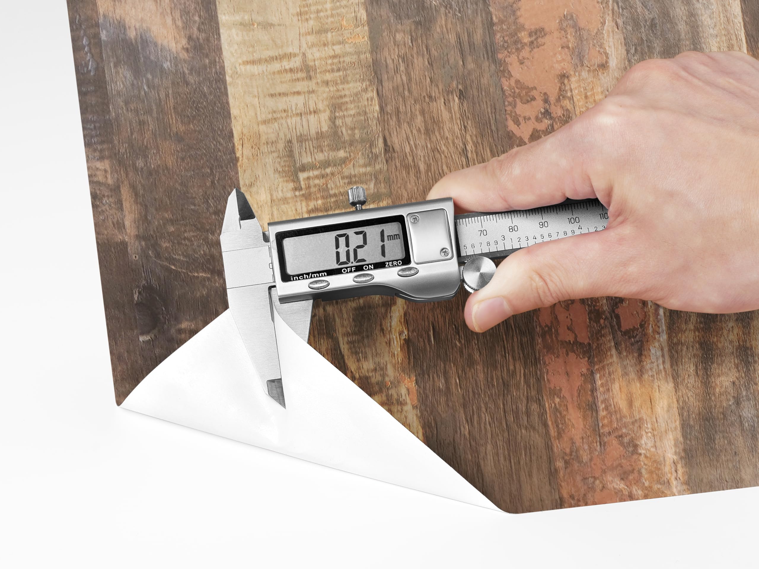Livelynine Carta da Parati Adesiva Muro Cucina Lavabile Legno Rustico 40CMx10M Paraschizzi Cucina Adesivo Muro Legno Marron Rivestimento Adesivo per Mobili Effetto Legni Carta Parati Sala da Pranzo