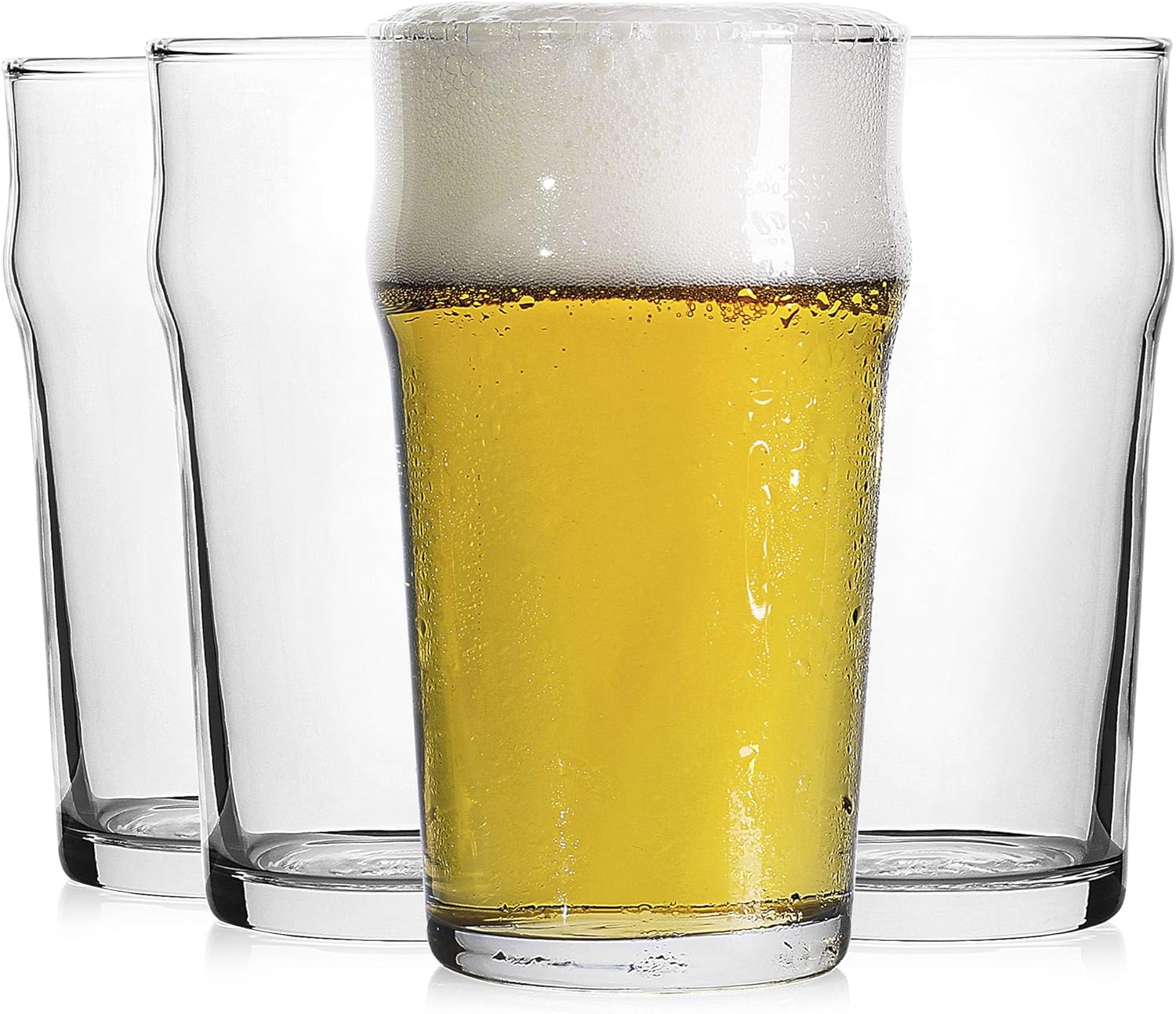 Pint Glass,British Style Imperial Beer Glasses(Set of 4