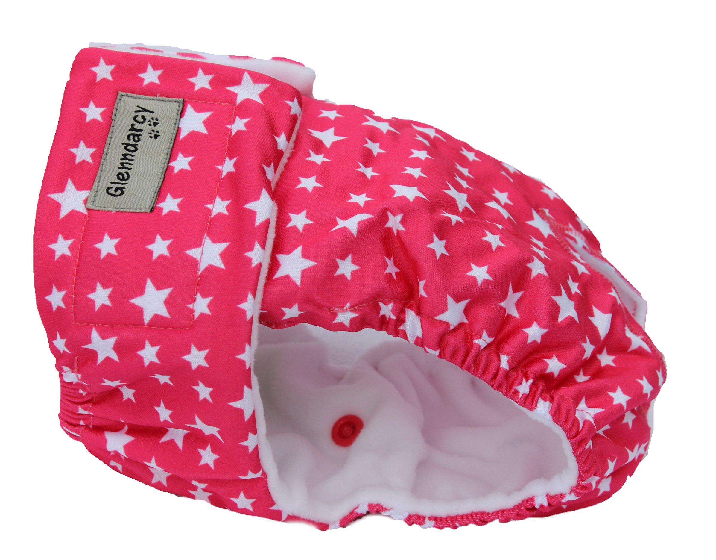 Female Dog Season Nappy - Waterproof Fabric (Size XL Pants only, Camel Stewart) — view 21