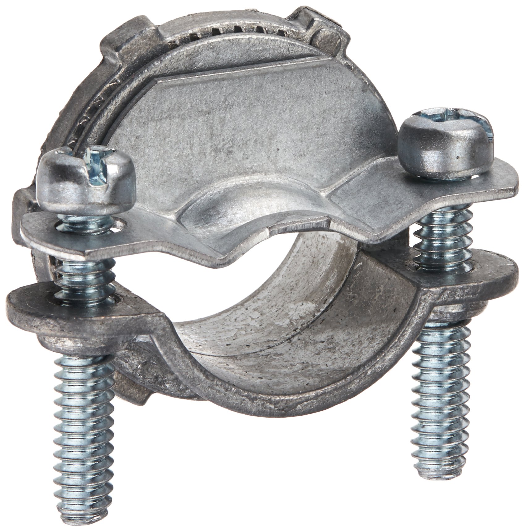 RACO Hubbell- 2863B5 Clamp Type for Oval or Round Cable Connector, 3/4-Inch, Zinc, 5-Pack