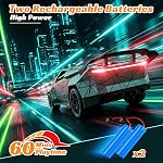 Voiture de télécommande, ramassage 2,4 Ghz RC Camion, Jouets de voiture de course Batterie rechargeable, Lumières, Modèle électrique Véhicule pour enfants Cadeaux pour les garçons / filles Âges 3 4 5 6 7 8-12 + (Noir Gris frais)