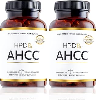Premium AHCC & Shiitake Mushroom 1100 mg per Serving Supplement, Natural Immunity Booster, Maintains Natural Killer Cell Activity | AHCC is Proven in 30+ Studies | 60-Day Supply, 2-Pack