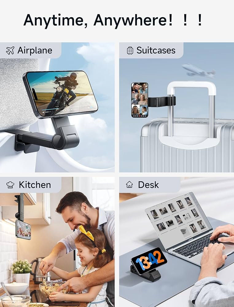 Amazon.com: JSAUX Airplane Phone Holder Mount, Travel Essentials