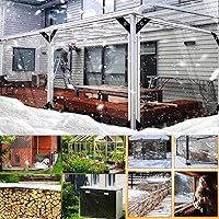 Vista 10 de Lona de PVC transparente, resistente al agua, con ojales (3.3 x 4.9 pies (3.3 x 4.9 ft))