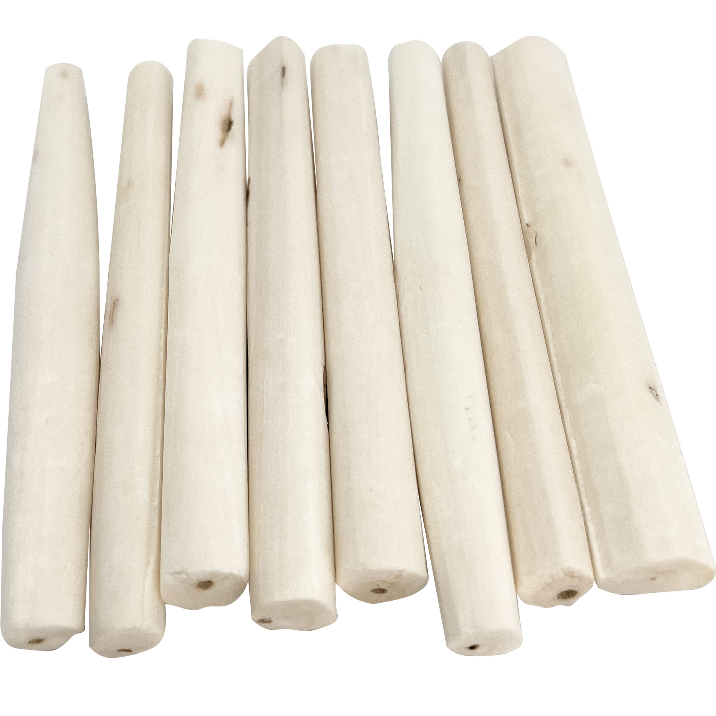 5510 Pk8 Small Sola Logs - Handcut Skinny Stick Bird Foot Toys, Made from air Dried Piece of Natural sola Wood, Lightweight, Versatile, Break Apart by