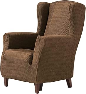 Zebra Textil Vega Housse de Fauteuil à Oreilles élastique, Tissu, Marron