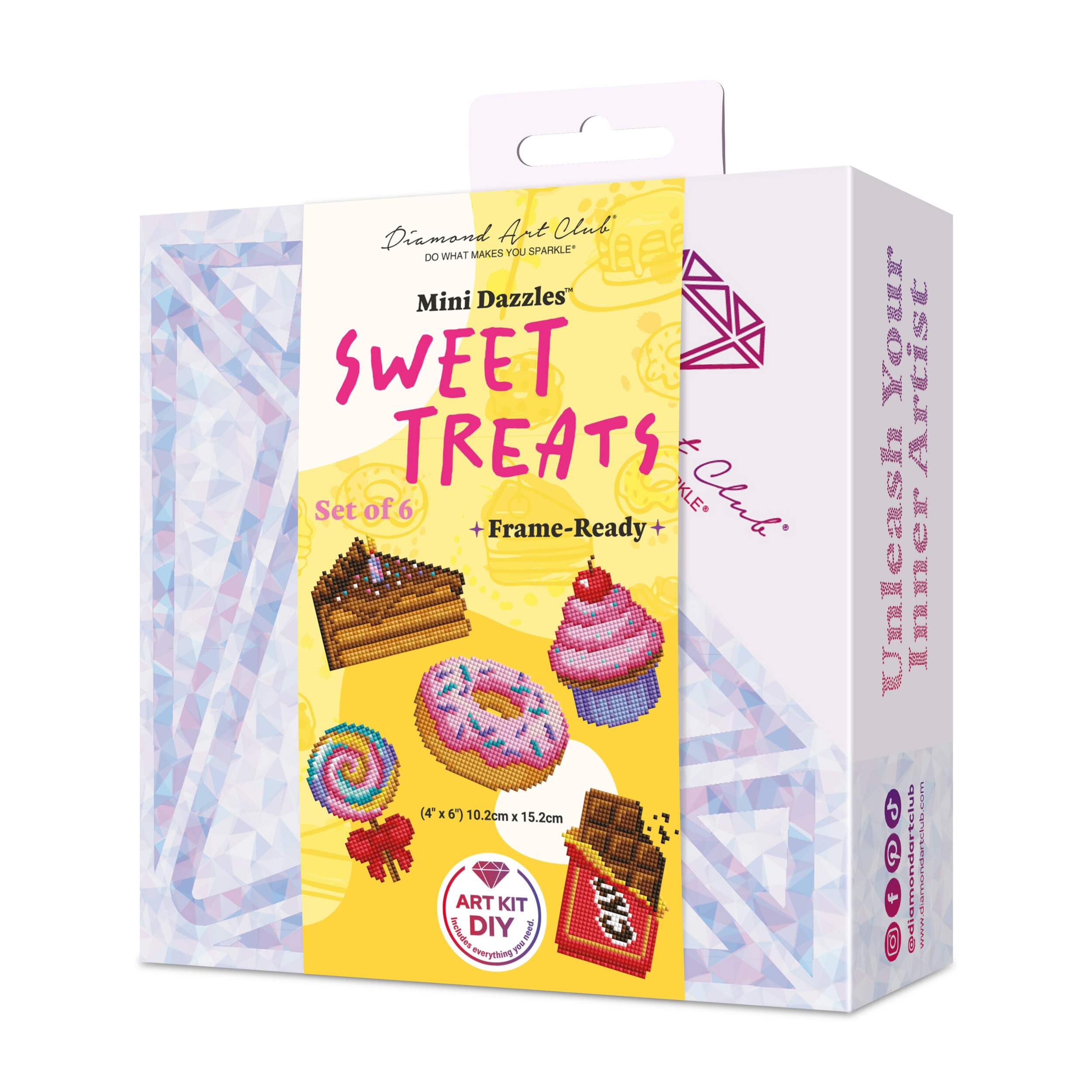 Amazon.com: DIAMOND ART CLUB Mini Dazzles - Sweet Treats, Fun DIY