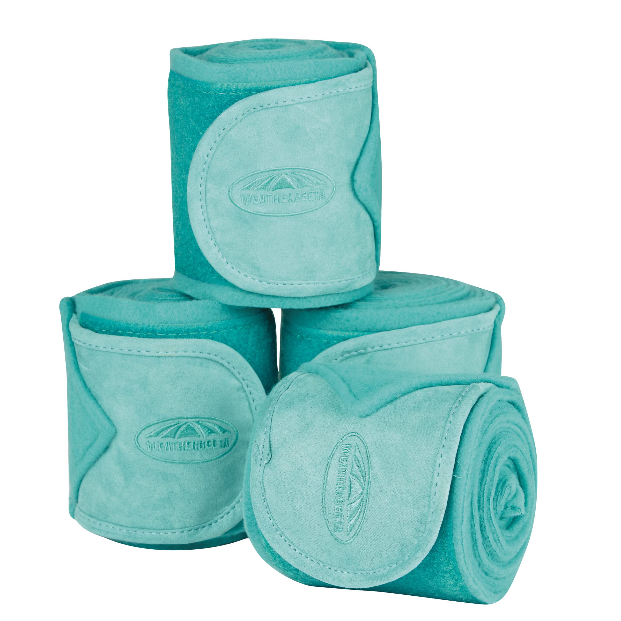 WeatherBeeta Prime Fleece Bandage 4 Pack, Turquoise, 3.5m