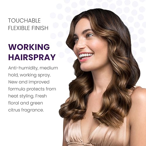 Miniatura 3 de Spray para el cabello de trabajo ALOXXI  Protección del calor  Flexible agarre táctil protege del calor de hasta 428 grados  Seguro para cabello