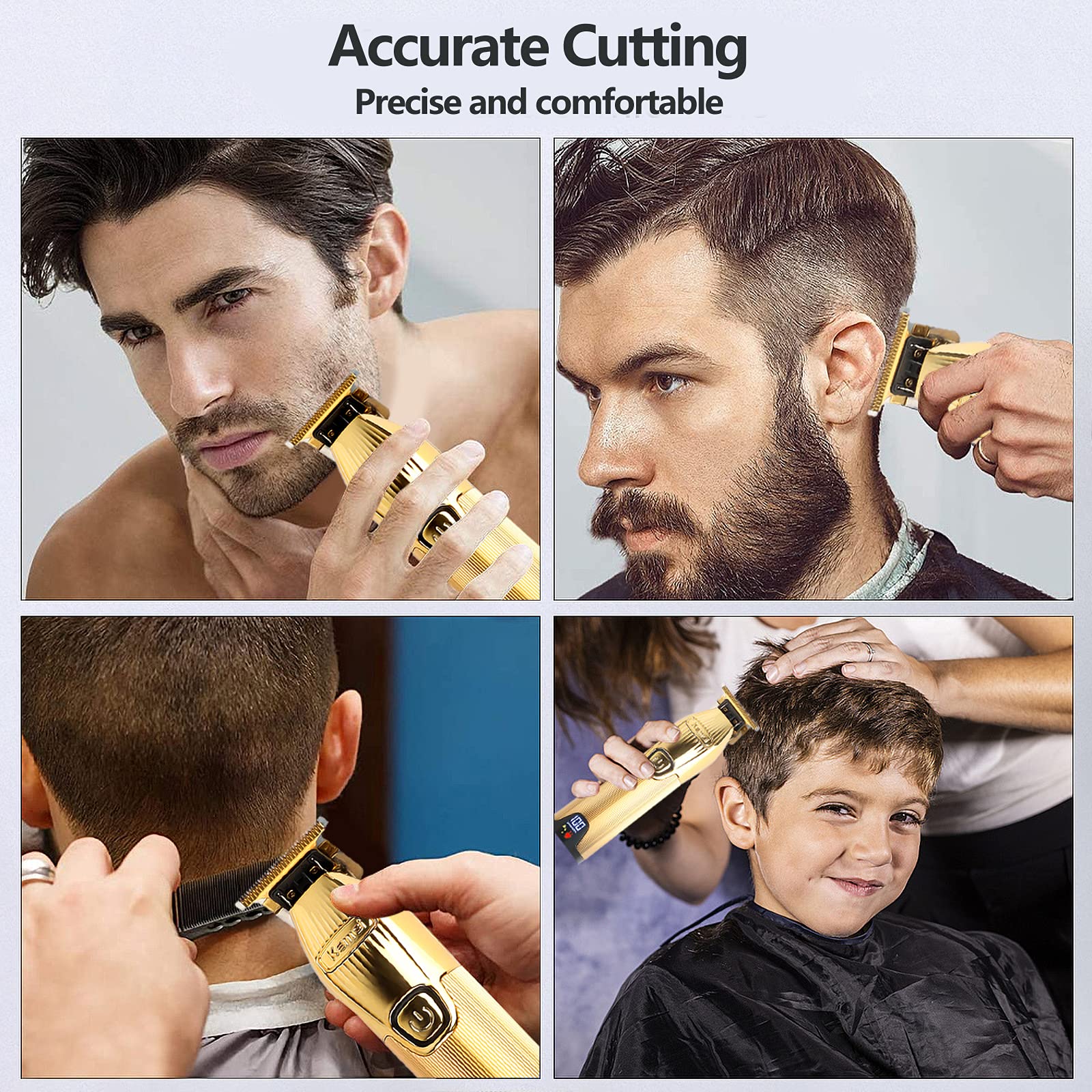 Buy KEMEI Hair Clipper for Men Professional Hair Trimmer Barbers Beard