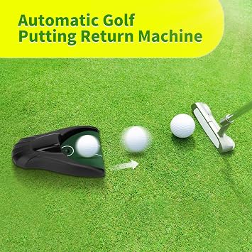 Golf Putting Return Machine Balls Kick Back Electric Return Device Automatic Putting Return Training Accessory