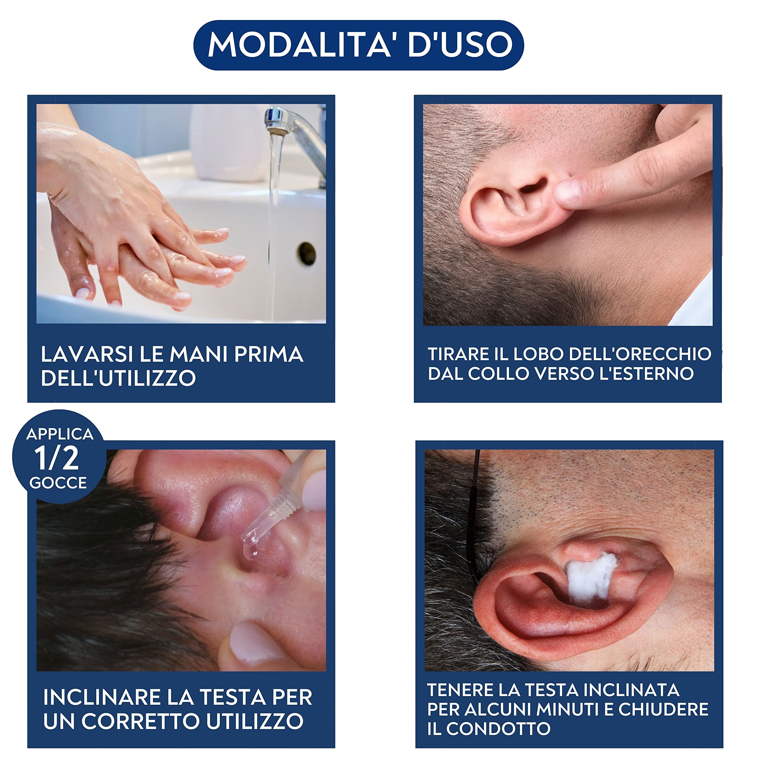 DROPFEEL - Gocce Auricolari per Orecchie, Allevia Dolore e Prurito, Riduce  il Gonfiore e Favorisce la Guarigione, Protezione e Sollievo per il  Condotto Uditivo, Efficace per Orecchie Irritate, 7ml : Amazon.it: Prodotti