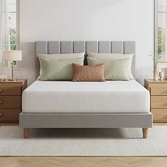 Novilla Queen Size Mattress, 10 Inch Queen Hybrid Mattress in a Box, Pocket Innerspring Mattresses for Motion Isolation, Pressure Relief, Sopportive & Firm Feel