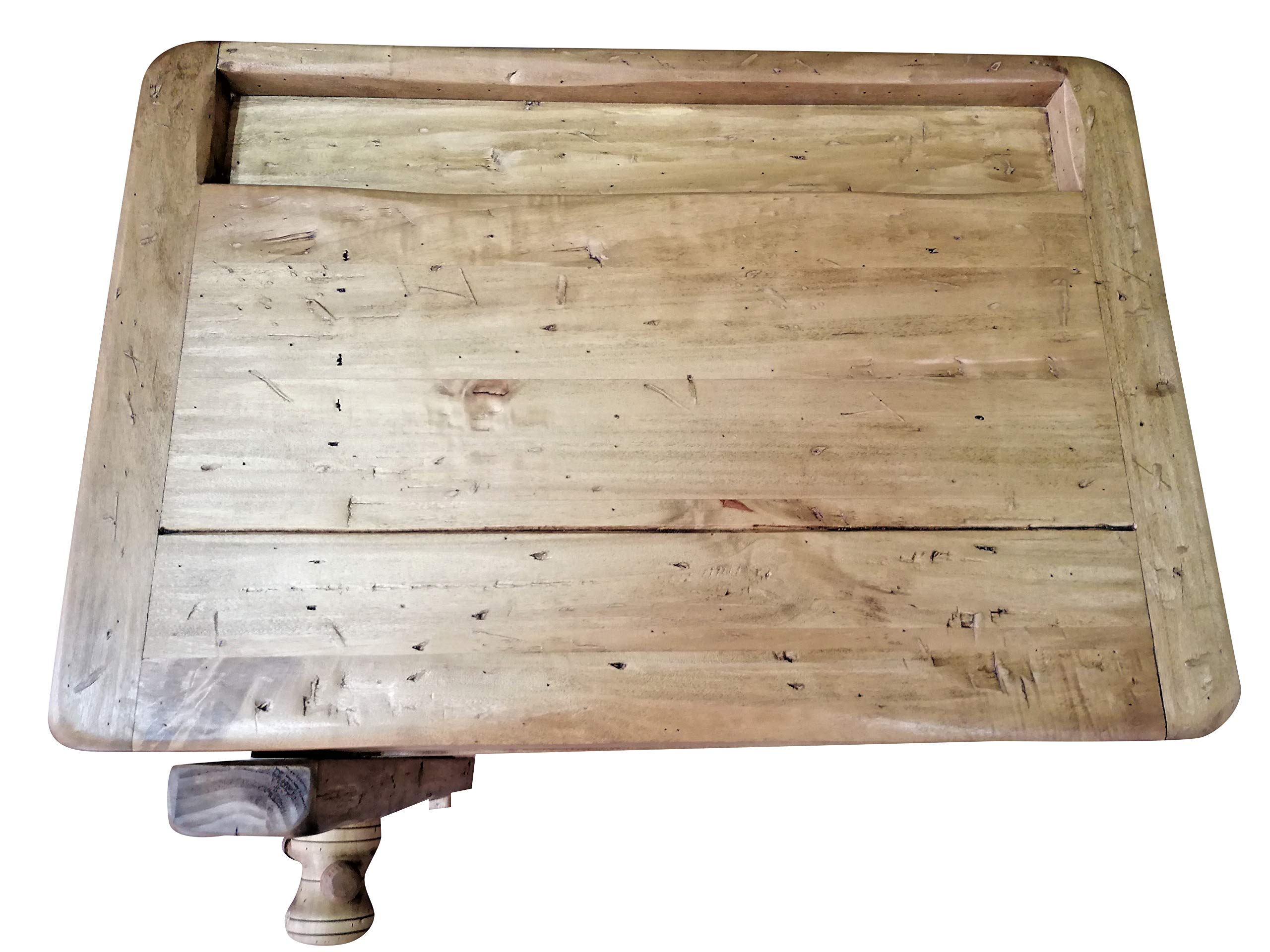 Biscottini Banco de Trabajo, Madera, marrón Oscuro, 82 x 64 x 57 cm