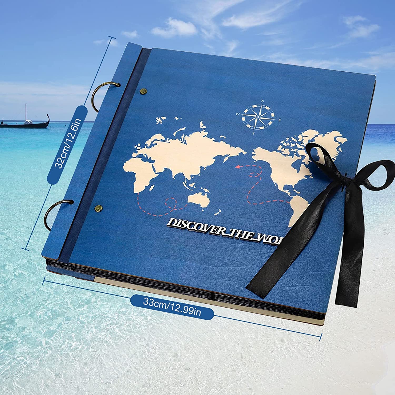 ZEEYUAN Photo Albums for 4x6 Photos Holds 500, Wooden Photo Album for 4x6 Pictures Photo Book | 500 Pockets | Family Wedding Baby Photo Album