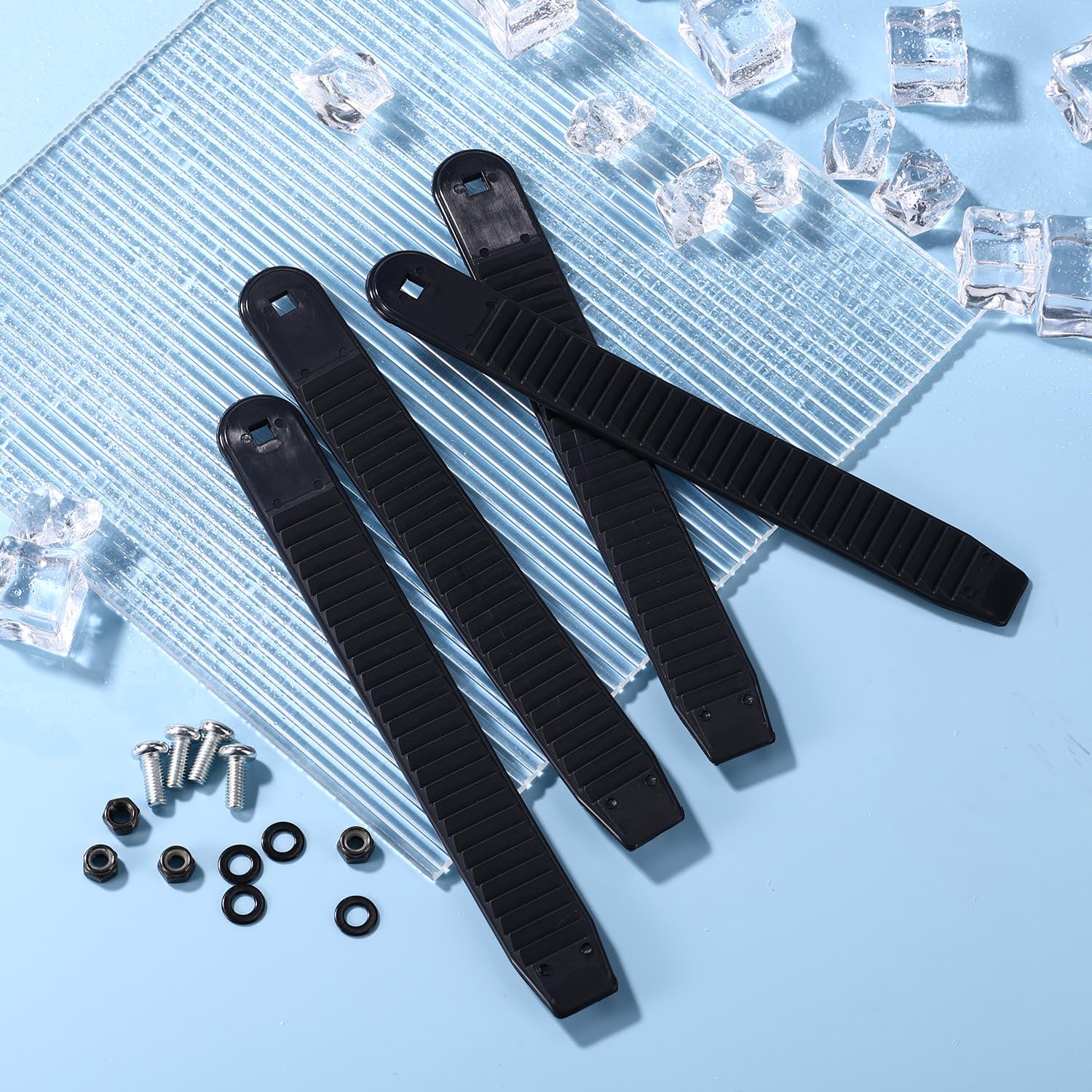 BOXOB 4uds Correas de Snowboard, 17,5x2,1cm Alta Elasticidad Repuesto