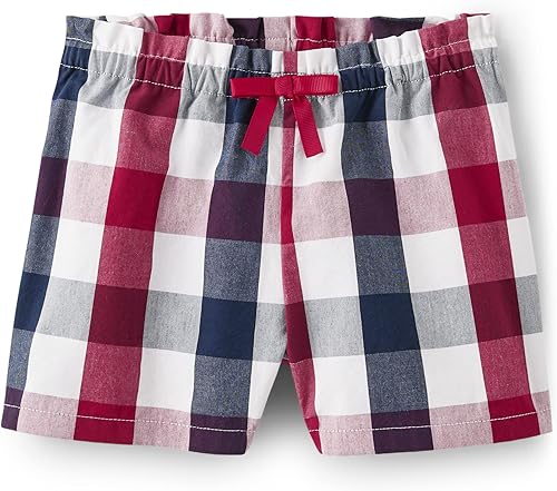 Gymboree Pantalones cortos elásticos para niñas y niños pequeños