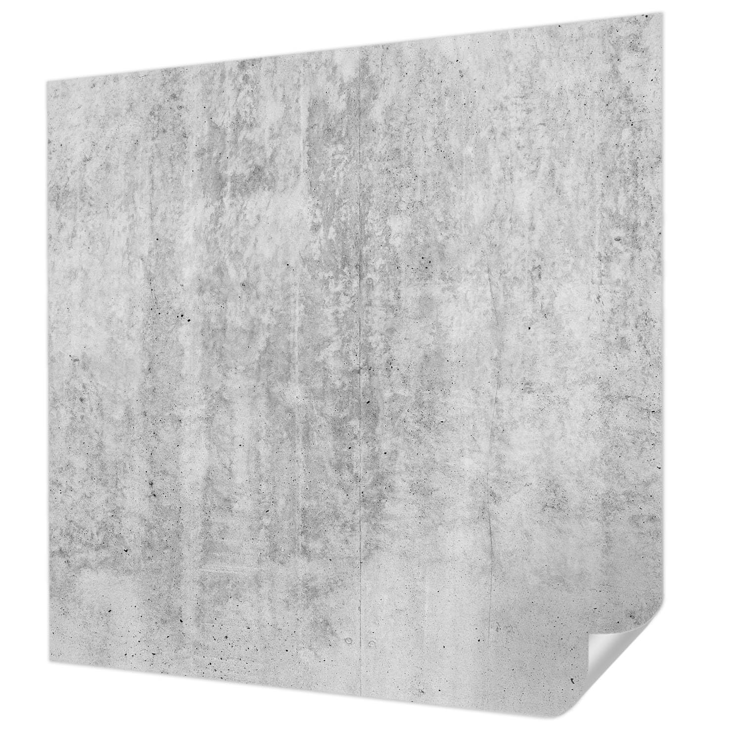 Revêtement mural autocollant béton 250x250 cm panoramique et résistant aux taches