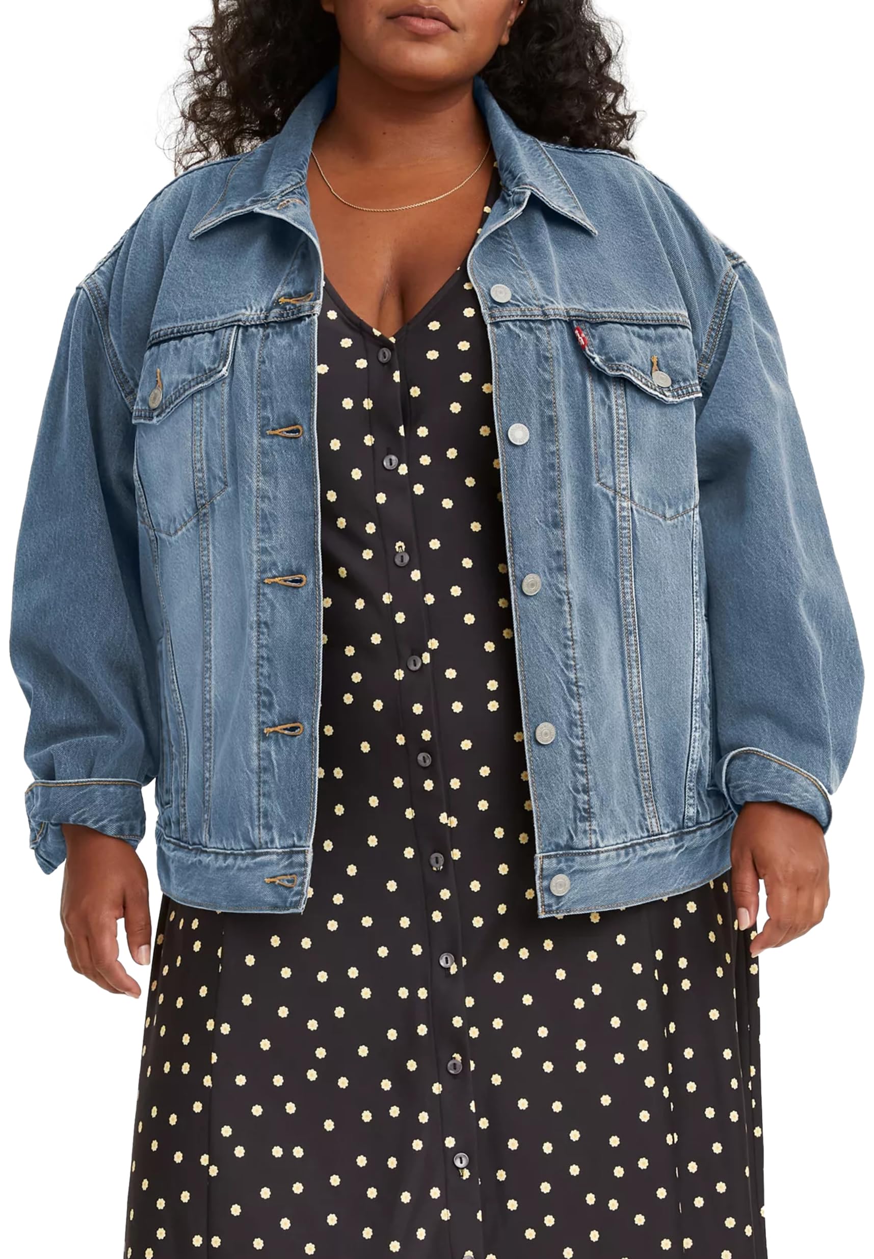 Levi's Women's Plus Size 90s Sherpa Trucker Jacket