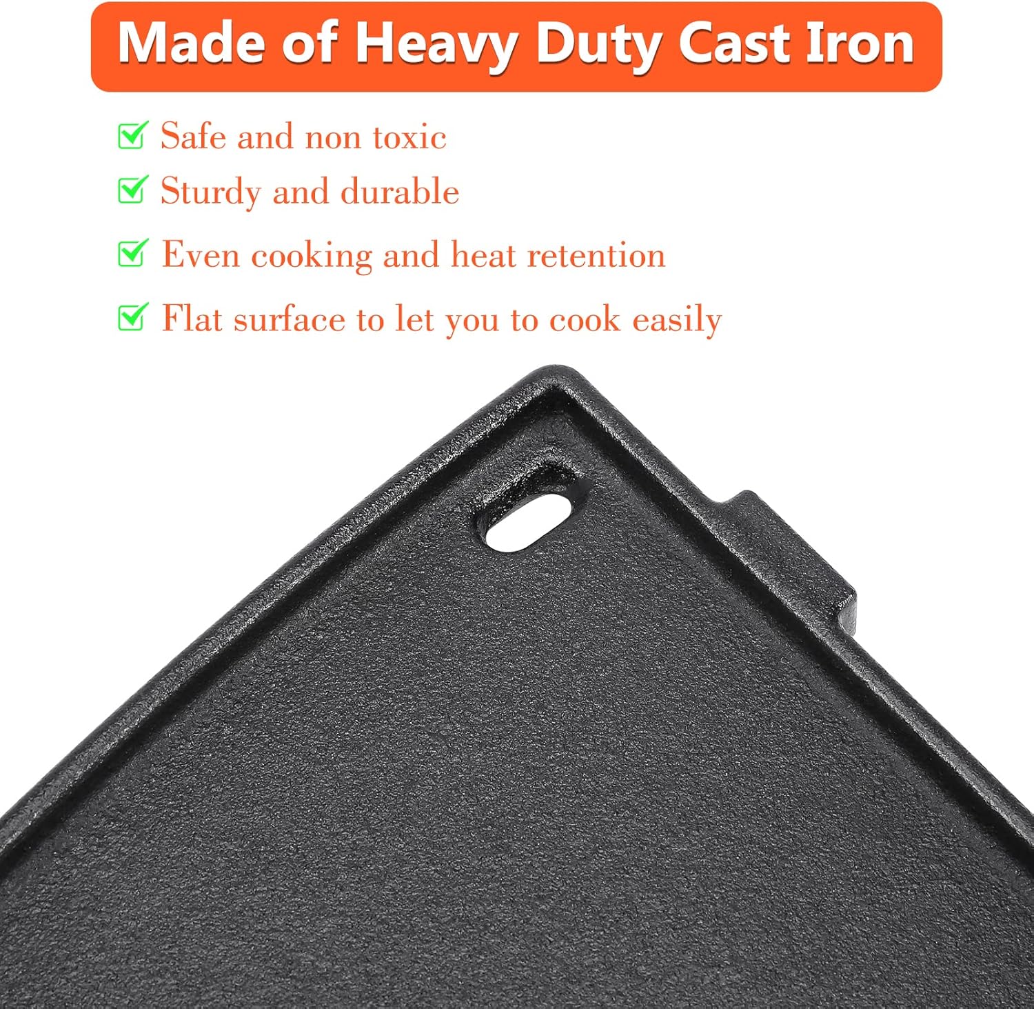 Piastra In Ghisa Per Weber Q100 Q120 Q140 Series - 32cm Griglia A Gas - Foto 5