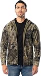 Realtree mens Performance Bonded Fleece Zip HoodieHooded Sweatshirt