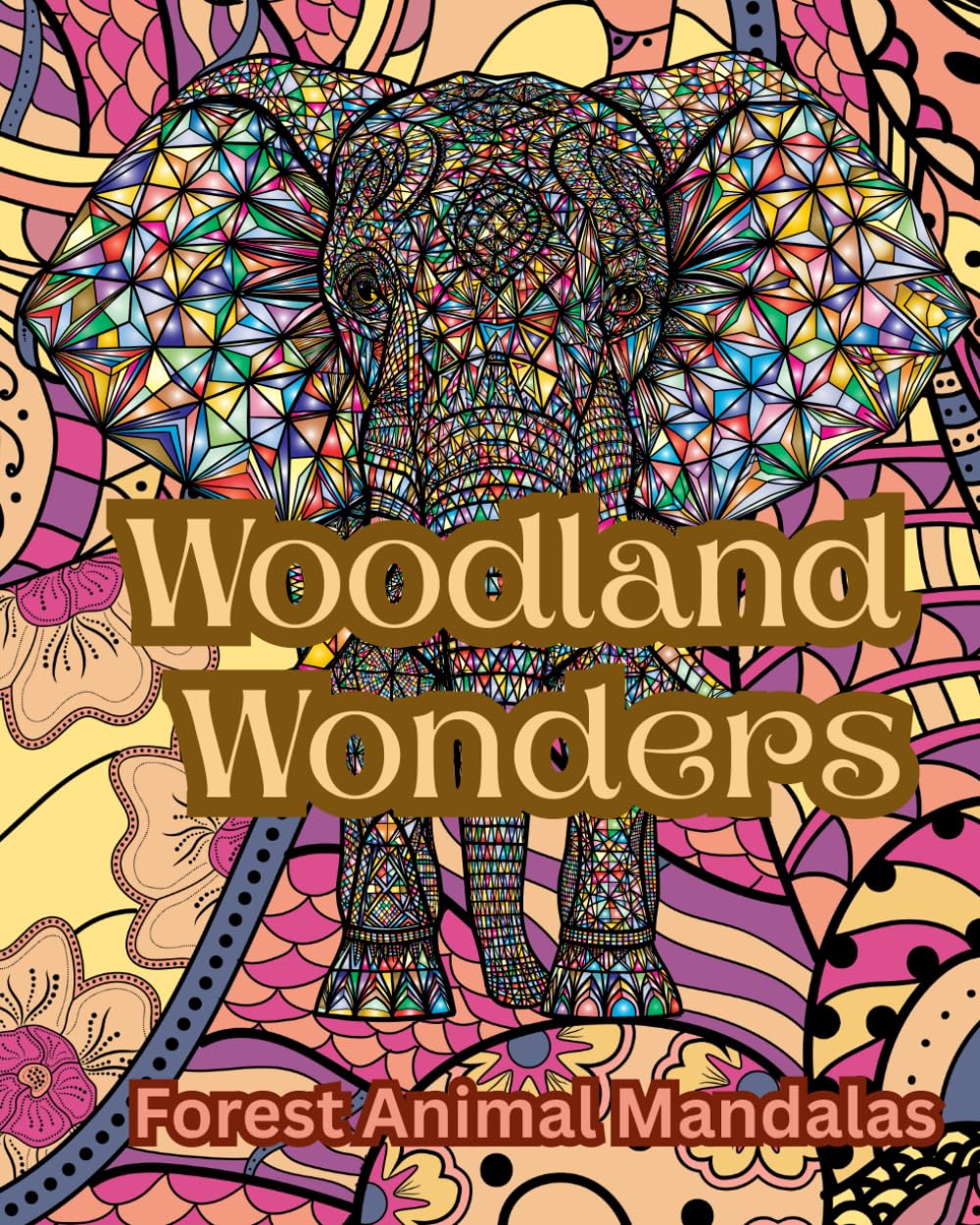 Woodland Wonders: Forest Animal Mandalas: Intricate Woodland Animals for Peaceful Coloring