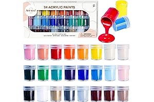 Set de pinturas acrílicas: ¡Colores brillantes que elevan tu creatividad!