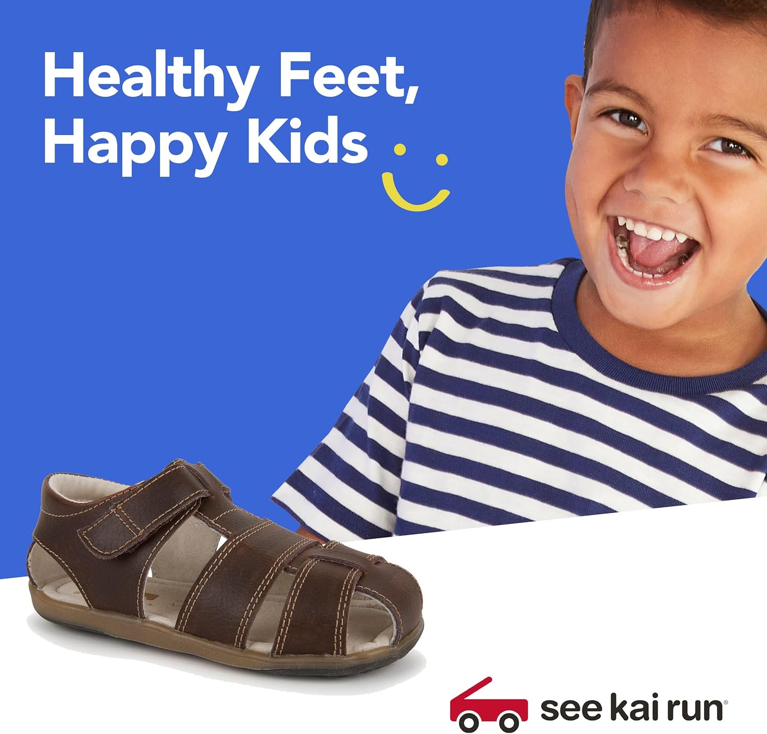 See Kai Run Jude IV - Classic Fisherman Style Leather Sandal for Boys.