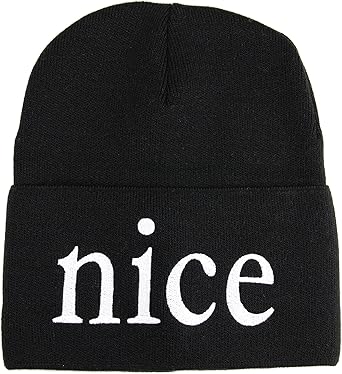 Designer black beanie hat womens Clearance