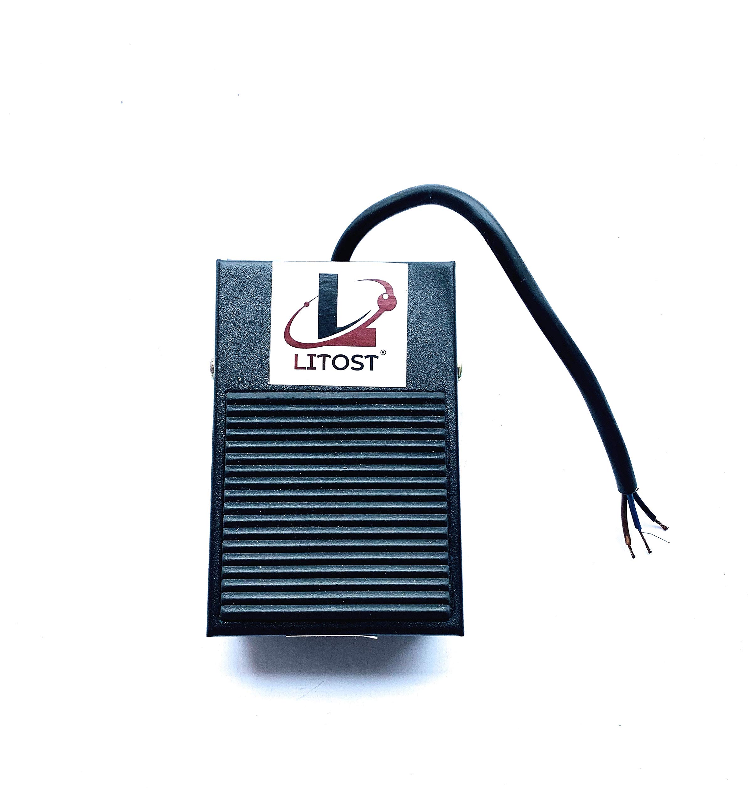 Litost® Foot Switch 10A - 240 Volt AC Sewing Machine Speed Controller Type -Foot-A4 Heavy Duty (Black)-image-9