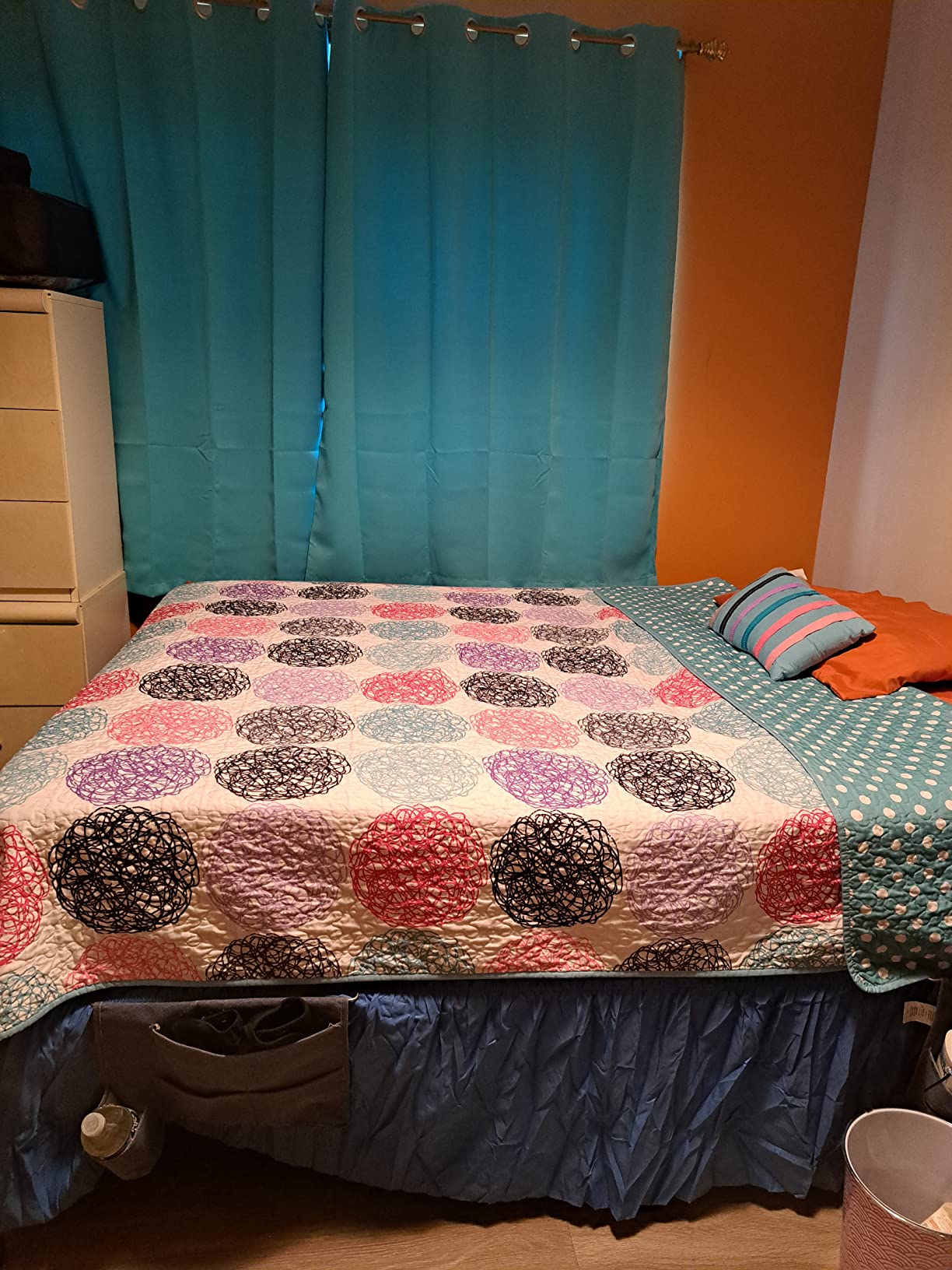 11/mo Finance Vengarus 18Inch Tall BedFrame TwinXL, Heavy Duty Black MetalBed Frames No